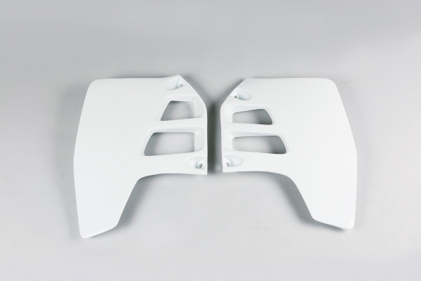 Radiator covers - white 041 - Suzuki - REPLICA PLASTICS - SU02909-041 - UFO Plast