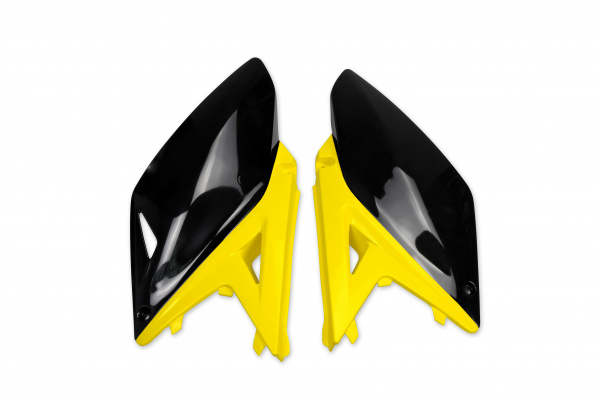 Side panels / Black-yellow - oem 10-12 & 17 - Suzuki - REPLICA PLASTICS - SU04929-999 - UFO Plast
