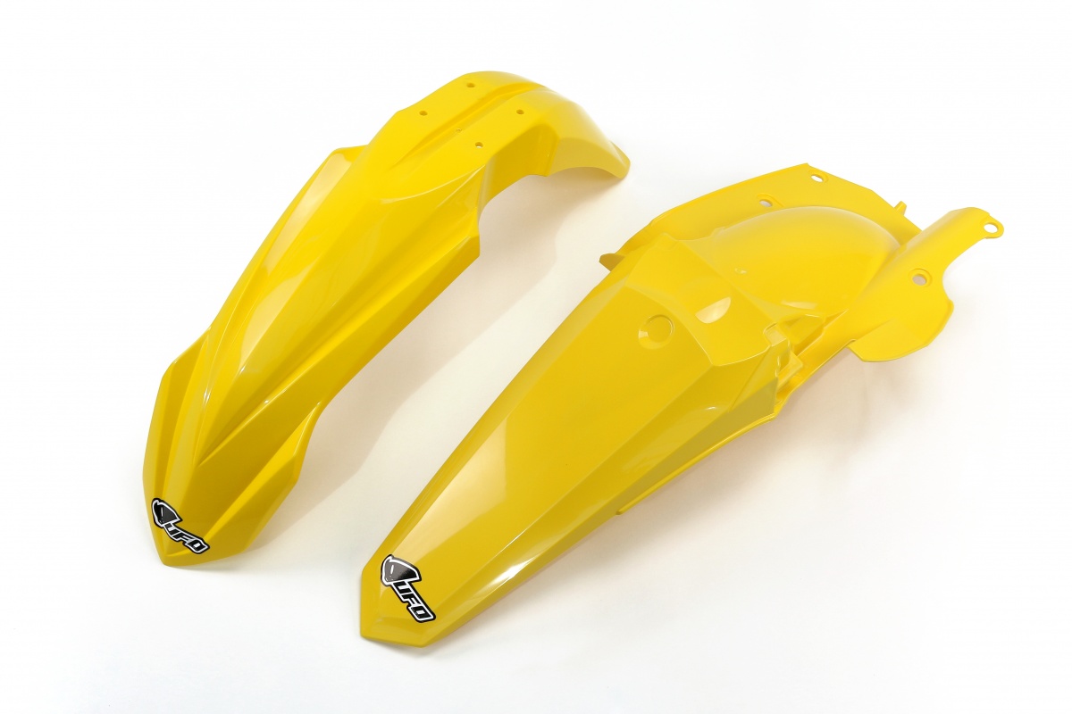 Kit Parafanghi UFO PLAST Giallo Per Yamaha YZF 250 (2014-2018) E YZF 450 (2014-2017) - Ricambi Aftermarket Per Moto Cross