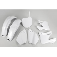 Plastic Kit white for Yamaha YZ 125 (2000-01) - YZ 250 (2000-01) - REPLICA PLASTICS - YAKIT300-046 - Ufo Plast