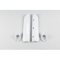 Fork slider protectors - white 046 - Yamaha - REPLICA PLASTICS - YA02838-046 - UFO Plast
