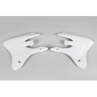 Radiator Covers white for Yamaha WRF 250 (2003-04) - WRF 450 (2003-04) - REPLICA PLASTICS - YA03867-046 - Ufo Plast