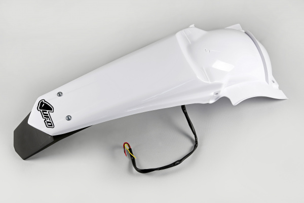 Rear fender / Enduro LED - white 046 - Yamaha - REPLICA PLASTICS - YA03889-046 - UFO Plast
