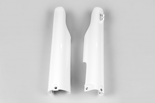Fork slider protectors - white 046 - Yamaha - REPLICA PLASTICS - YA03872-046 - UFO Plast