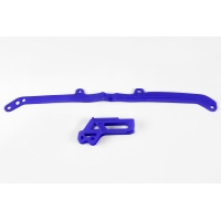 Chain guide+swingarm chain slider - blue 089 - Yamaha - REPLICA PLASTICS - YA04805-089 - UFO Plast