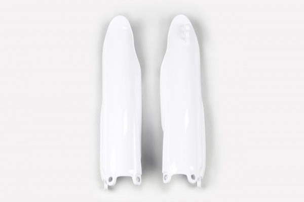 Fork slider protectors - white 046 - Yamaha - REPLICA PLASTICS - YA03896-046 - UFO Plast
