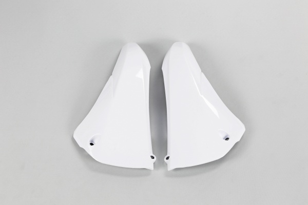 Radiator covers / Upper part - white 046 - Yamaha - REPLICA PLASTICS - YA04823-046 - UFO Plast