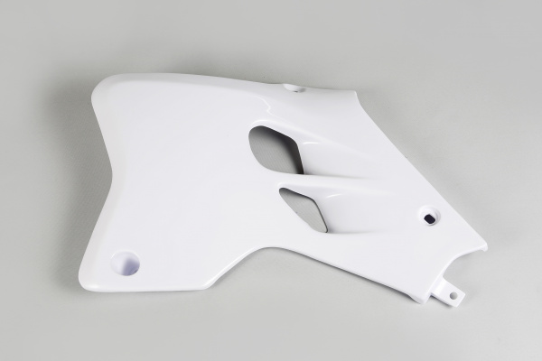 Radiator covers - white 046 - Yamaha - REPLICA PLASTICS - YA02875-046 - UFO Plast
