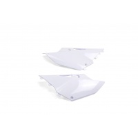 Side Panels white for Yamaha YZ 125 (2015-21) - YZ 250 (2015-21) - REPLICA PLASTICS - YA04842-046 - Ufo Plast