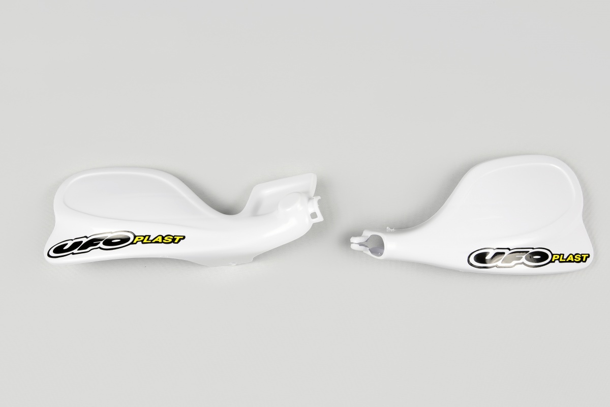 Handguards white for Yamaha WRF 250 (2003-19) - WRF 450 (2003-25) - REPLICA PLASTICS - YA03869-046 - Ufo Plast