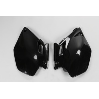 Side Panels black for Yamaha YZF 250 (2003-05) - YZF 450 (2003-05) - REPLICA PLASTICS - YA03862-001 - Ufo Plast