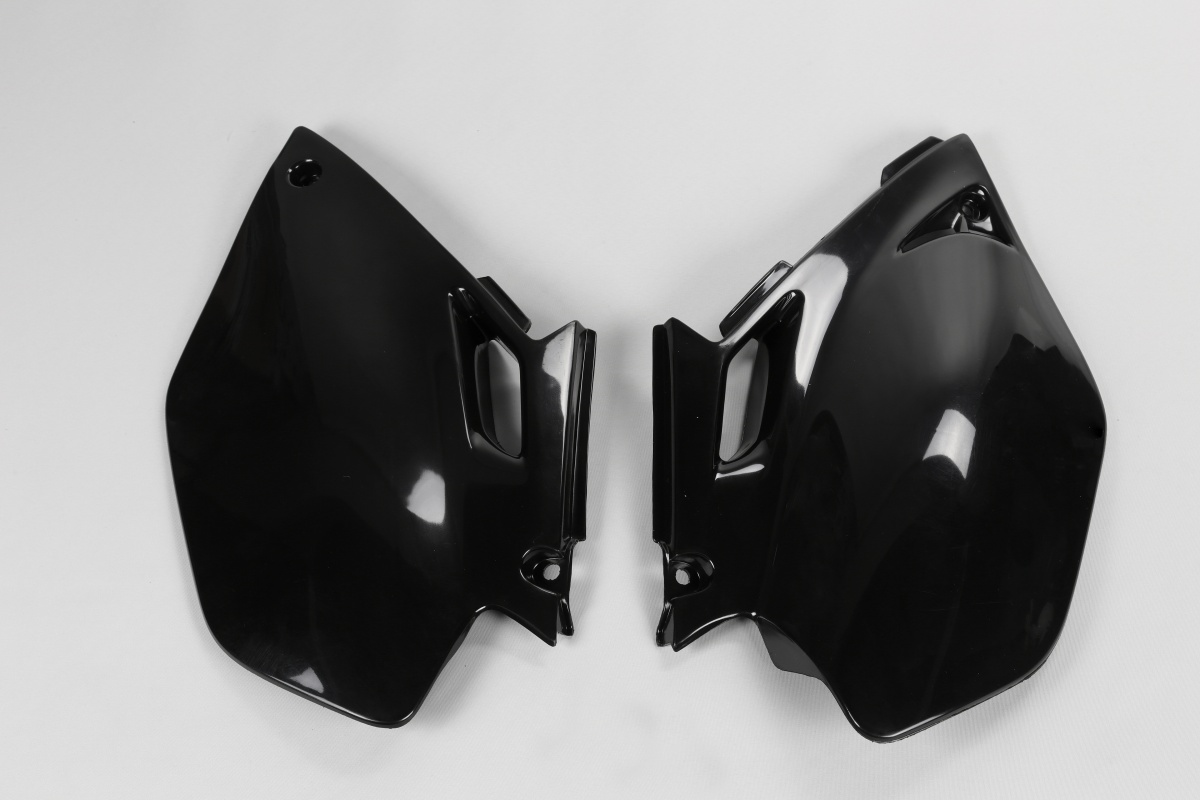 Side Panels black for Yamaha YZF 250 (2003-05) - YZF 450 (2003-05) - REPLICA PLASTICS - YA03862-001 - Ufo Plast