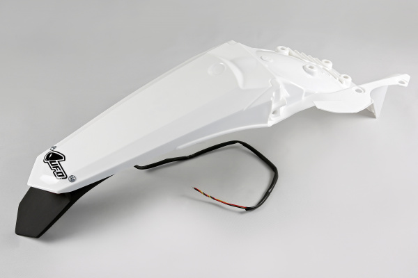 Rear fender / Enduro LED - white 046 - Yamaha - REPLICA PLASTICS - YA04850-046 - UFO Plast