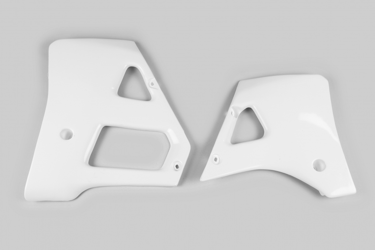 UFO Plast Radiator Covers - White 046 for Yamaha main image 1