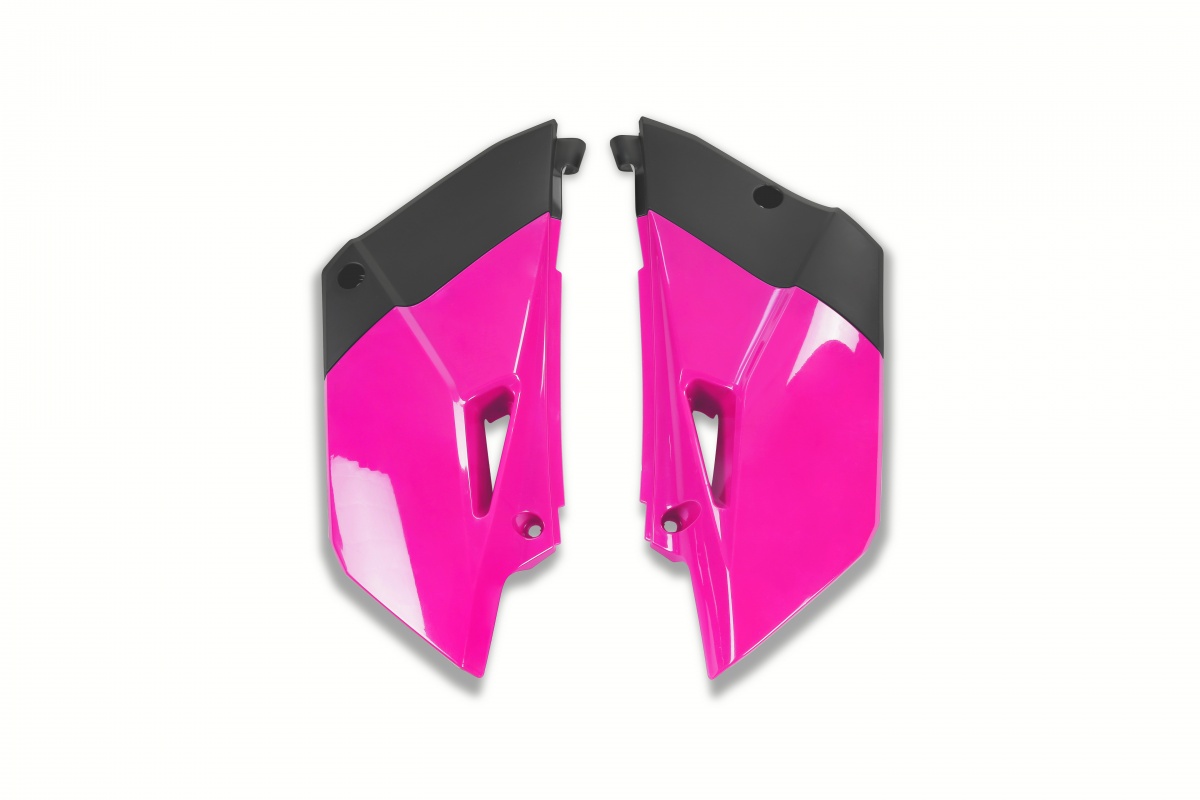 Side Panels neon pink for Yamaha YZ 85 (2015-21) - REPLICA PLASTICS - YA04848-P - Ufo Plast