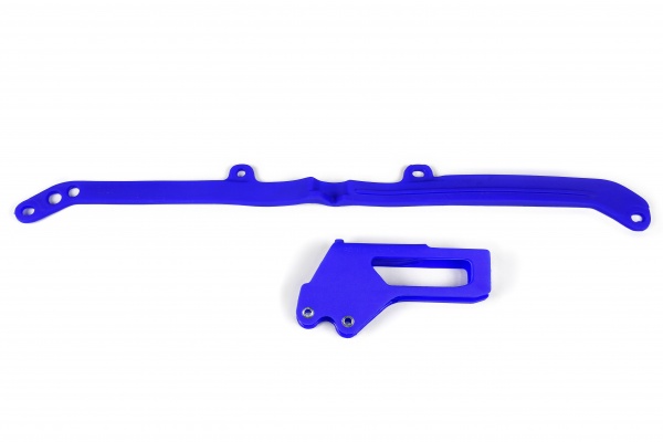 Chain guide+swingarm chain slider - blue 089 - Yamaha - REPLICA PLASTICS - YA04801-089 - UFO Plast