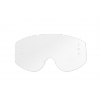 Clear lens with roll off's holes for motocross goggle Nazca, Fusion Evolution, Nazca Evolution2 - Goggles - LE02167 - UFO Plast