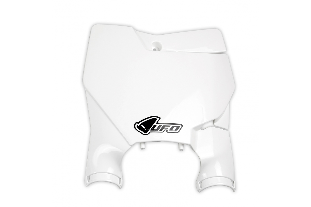 Front Number Plate white for Ktm SX 250/XC 250 - SX 125/XC 125 - SX 150 - SX-F 350/XCF 350 - SX-F 450/XCF 450 - SX-F 250/XCF....