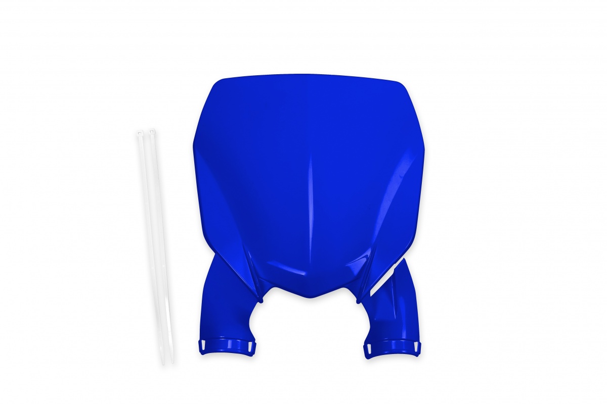 Front Number Plate blue for Yamaha YZ 125 (2022-25) - YZ 250 (2022-25) - YZF 250 (2019-23) - YZF 450 (2018-22) - REPLICA PLAS...