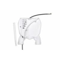 Front Number Plate white for Yamaha YZ 125 (2022-25) - YZ 250 (2022-25) - YZF 250 (2019-23) - YZF 450 (2018-22) - REPLICA PLA...