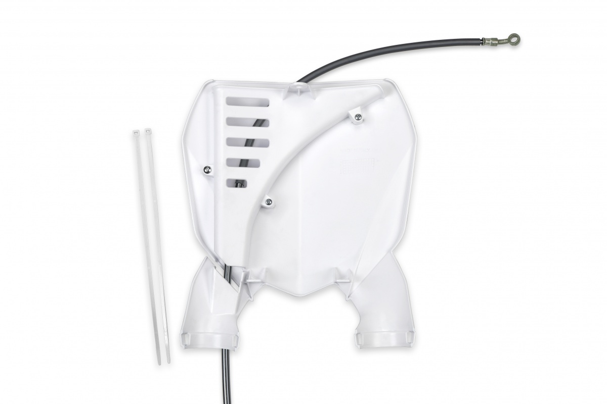 Front Number Plate white for Yamaha YZ 125 (2022-25) - YZ 250 (2022-25) - YZF 250 (2019-23) - YZF 450 (2018-22) - REPLICA PLA...