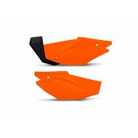 Side panels - neon orange - Honda - REPLICA PLASTICS - HO05601-FFLU - UFO Plast