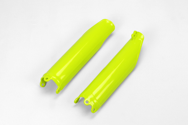Fork slider protectors - neon yellow - Honda - REPLICA PLASTICS - HO04640-DFLU - UFO Plast