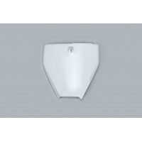 Front number plate - white 041 - Husqvarna - REPLICA PLASTICS - HU03386-041 - UFO Plast