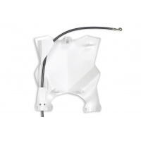 Front Number Plate white for Kawasaki KXF 250 (2017-25) - KXF 450 (2016-25) - REPLICA PLASTICS - KA04746-047 - Ufo Plast