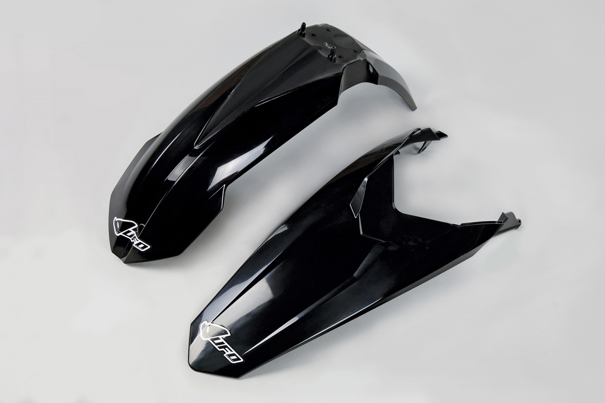 Fenders Kit black for Ktm SX 85 (2013-17) - REPLICA PLASTICS - KTFK514-001 - Ufo Plast