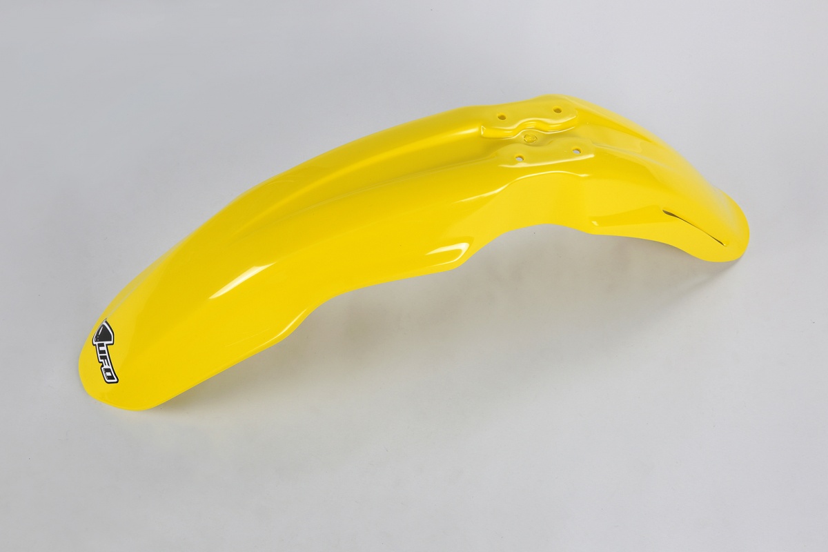 Front Fenders yellow for Suzuki RM 125 (2001-25) - RM 250 (2001-25) - REPLICA PLASTICS - SU03985-101 - Ufo Plast
