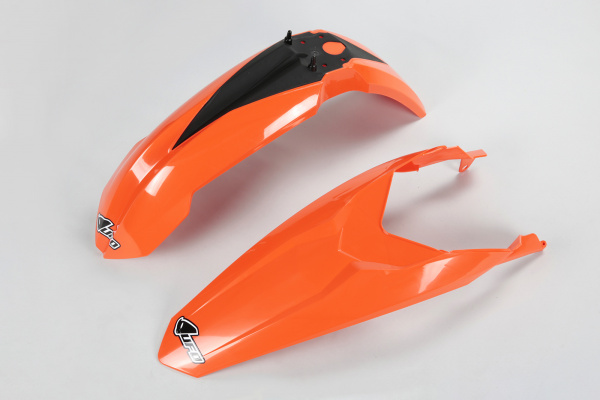 Fenders kit - neon orange - Ktm - REPLICA PLASTICS - KTFK514-FFLU - UFO Plast