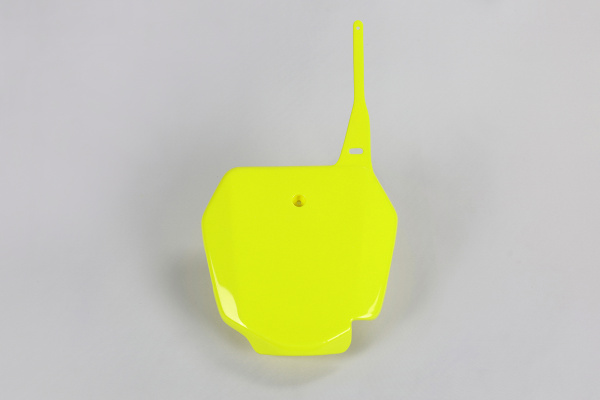 Front number plate - neon yellow - Suzuki - REPLICA PLASTICS - SU03968-DFLU - UFO Plast