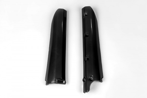Fork slider protectors - black - Yamaha - REPLICA PLASTICS - YA03886-001 - UFO Plast