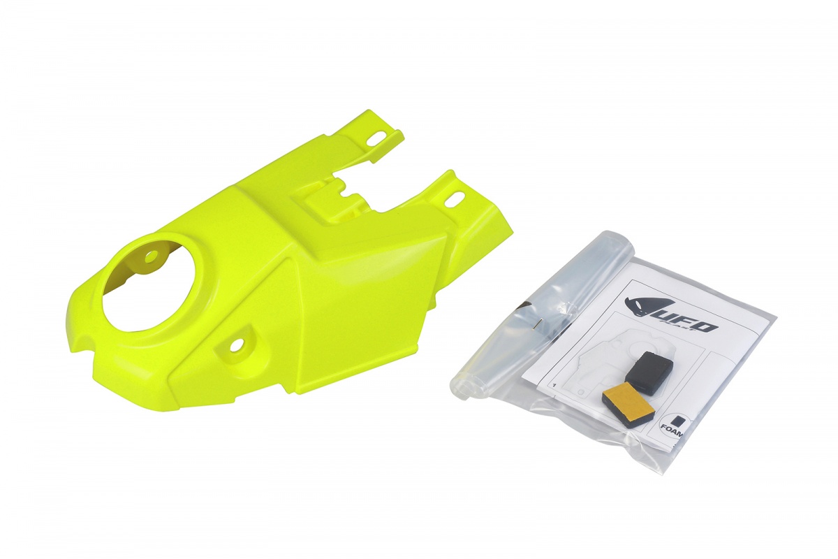 neon yellow for Suzuki RMZ 250 (2019-25) - RMZ 450 (2018-25) - REPLICA PLASTICS - SU04949-DFLU - Ufo Plast