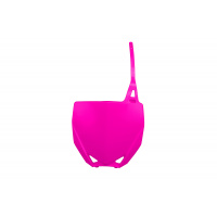 Front Number Plate neon pink for Yamaha YZ 85 (2015-25) - YZ 65 (2019-25) - REPLICA PLASTICS - YA04869-P - Ufo Plast