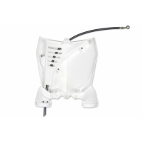 Front Number Plate white for Yamaha YZ 125 (2015-21) - YZ 250 (2015-21) - YZF 250 (2010-18) - YZF 450 (2010-17) - REPLICA PLA...