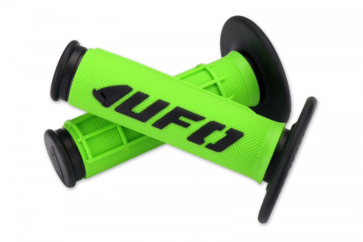 Motocross grips Challenger green