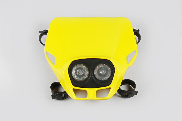 Motocross Firefly Twins headlight dark yellow - Headlight - PF01700-101 - UFO Plast
