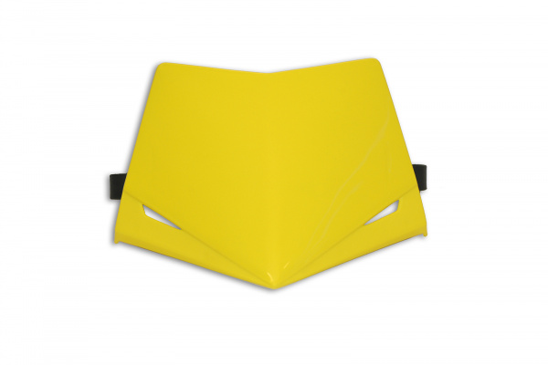 Replacement plastic for motocross Stealth headlight upper part yellow - Headlight - PF01713-102 - UFO Plast