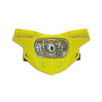 Replacement plastic for motocross Stealth headlight lower part yellow - Headlight - PF01714-102 - UFO Plast
