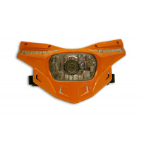 Replacement plastic for motocross Stealth headlight lower part orange - Headlight - PF01714-127 - UFO Plast