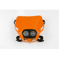 Motocross Firefly Twins headlight orange - Headlight - PF01700-127 - UFO Plast
