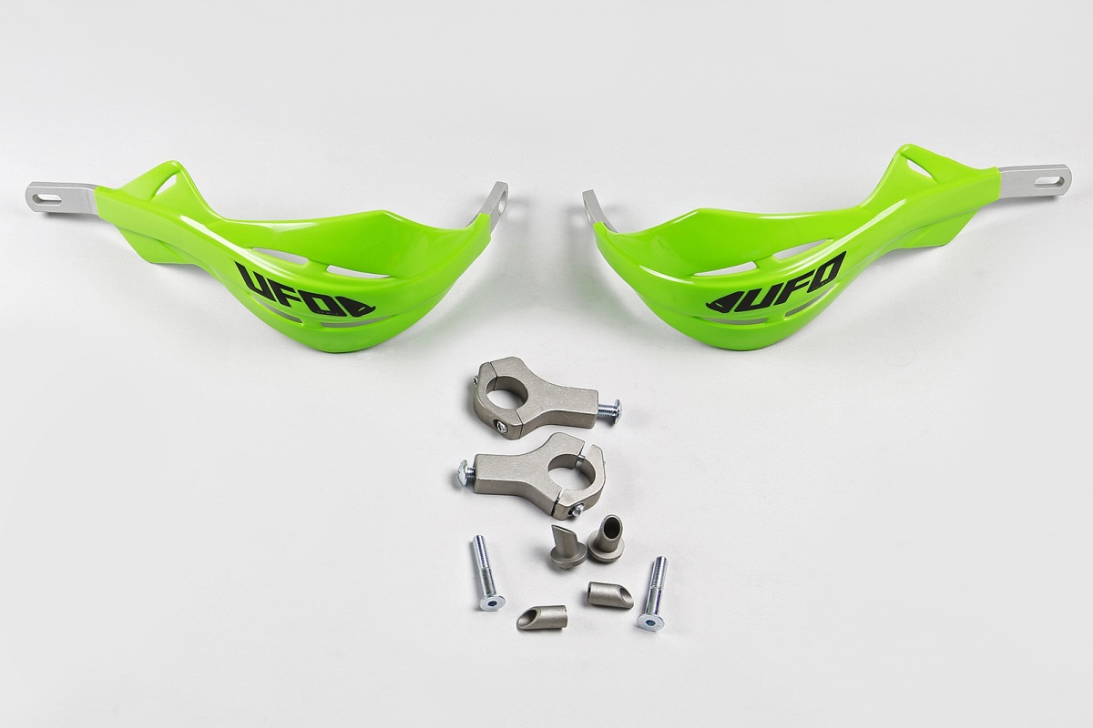 Motocross handguards Alu oversize green