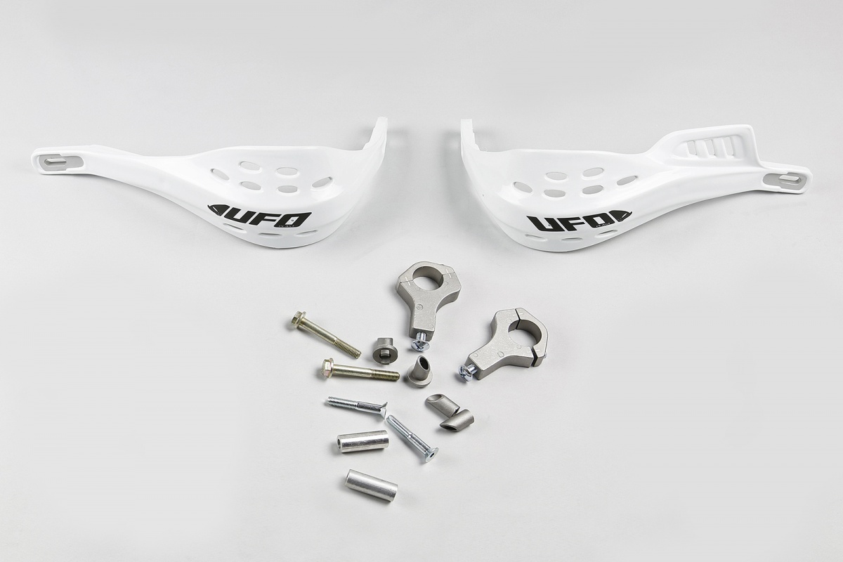 Supermotard handguards Jumpy oversize white