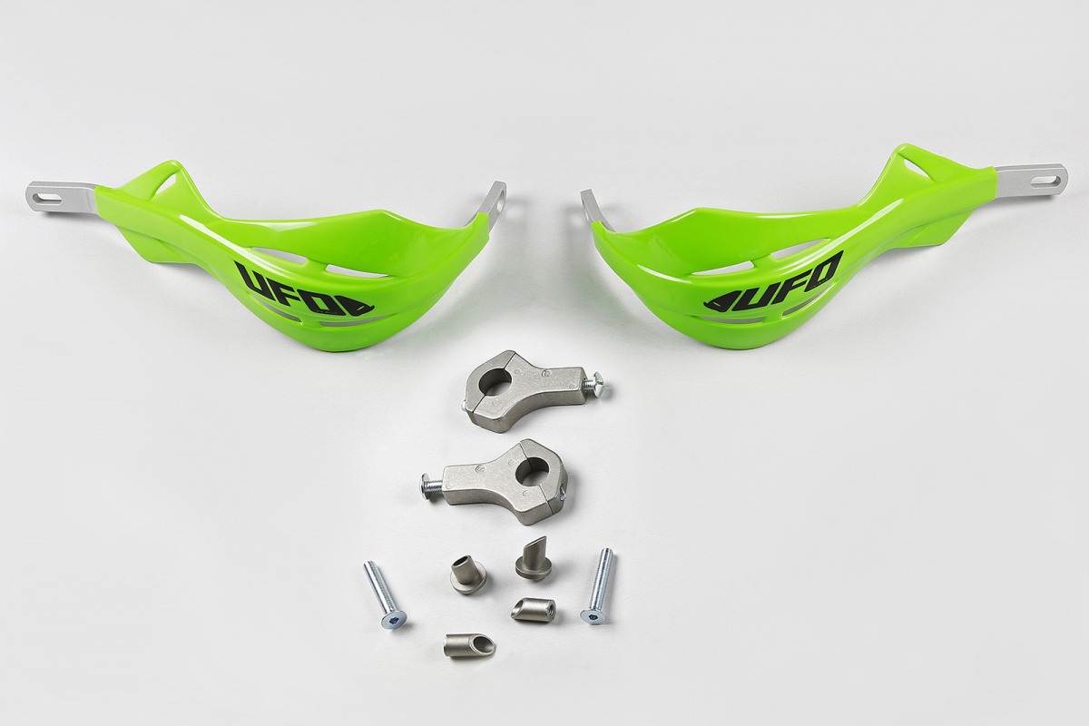 Motocross handguards Alu green