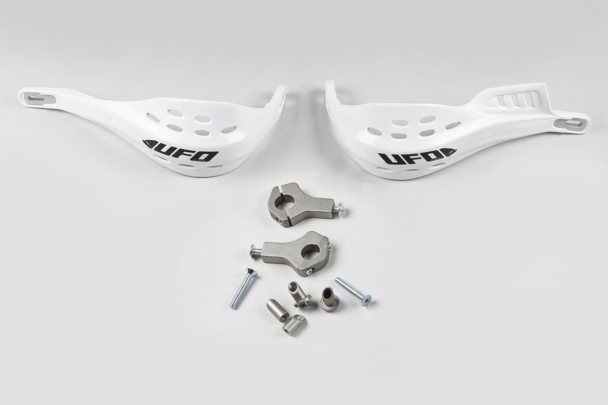 Motocross handguards Jumpy white