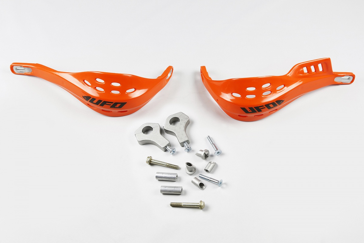 Supermotard handguards Jumpy orange