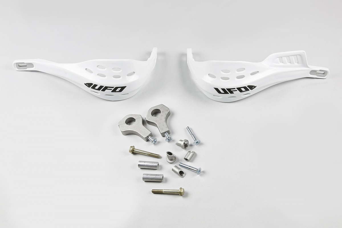 Supermotard handguards Jumpy white