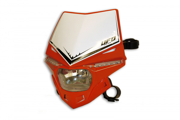 Motocross Stealth headlight red - Headlight - PF01715-070 - UFO Plast